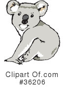 Koala Clipart #36206 by Dennis Holmes Designs