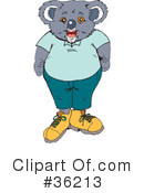 Koala Clipart #36213 by Dennis Holmes Designs