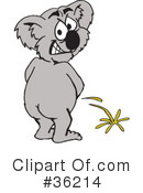 Koala Clipart #36214 by Dennis Holmes Designs