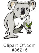 Koala Clipart #36216 by Dennis Holmes Designs
