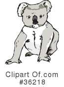 Koala Clipart #36218 by Dennis Holmes Designs