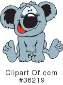 Koala Clipart #36219 by Dennis Holmes Designs