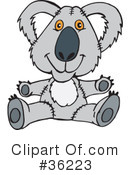 Koala Clipart #36223 by Dennis Holmes Designs