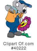 Koala Clipart #40222 by Dennis Holmes Designs