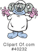 Koala Clipart #40232 by Dennis Holmes Designs