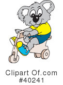 Koala Clipart #40241 by Dennis Holmes Designs