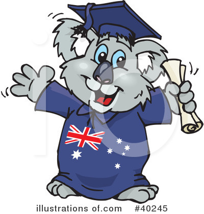 Royalty-Free (RF) Koala Clipart Illustration by Dennis Holmes Designs - Stock Sample #40245