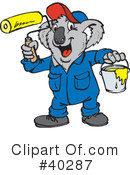 Koala Clipart #40287 by Dennis Holmes Designs