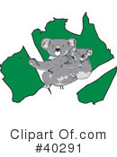 Koala Clipart #40291 by Dennis Holmes Designs