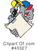 Koala Clipart #40327 by Dennis Holmes Designs