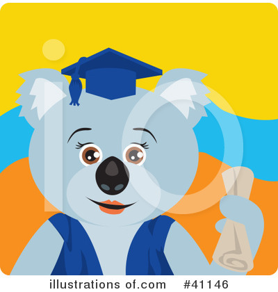 Royalty-Free (RF) Koala Clipart Illustration by Dennis Holmes Designs - Stock Sample #41146