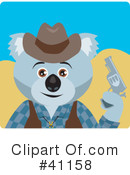 Koala Clipart #41158 by Dennis Holmes Designs