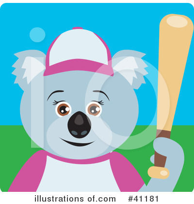 Royalty-Free (RF) Koala Clipart Illustration by Dennis Holmes Designs - Stock Sample #41181