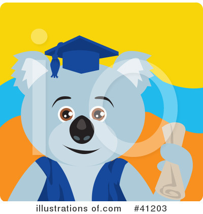 Royalty-Free (RF) Koala Clipart Illustration by Dennis Holmes Designs - Stock Sample #41203