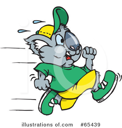 Royalty-Free (RF) Koala Clipart Illustration by Dennis Holmes Designs - Stock Sample #65439