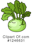 Kohlrabi Clipart #1246631 by Vector Tradition SM
