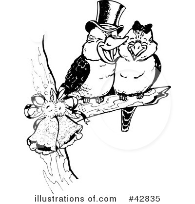 Royalty-Free (RF) Kookaburra Clipart Illustration by Dennis Holmes Designs - Stock Sample #42835
