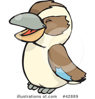 Kookaburra Clipart #42889 by Dennis Holmes Designs