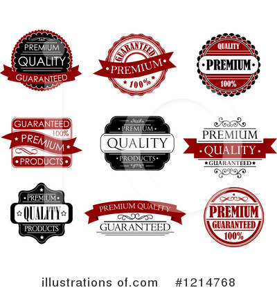 Royalty-Free (RF) Label Clipart Illustration by Vector Tradition SM - Stock Sample #1214768