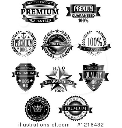 Royalty-Free (RF) Label Clipart Illustration by Vector Tradition SM - Stock Sample #1218432