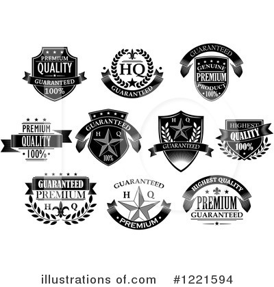 Royalty-Free (RF) Label Clipart Illustration by Vector Tradition SM - Stock Sample #1221594