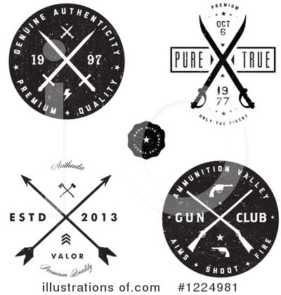 Guns Clipart #1224981 by BestVector