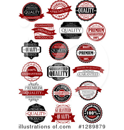 Royalty-Free (RF) Label Clipart Illustration by Vector Tradition SM - Stock Sample #1289879