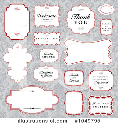 Royalty-Free (RF) Labels Clipart Illustration by BestVector - Stock Sample #1049795