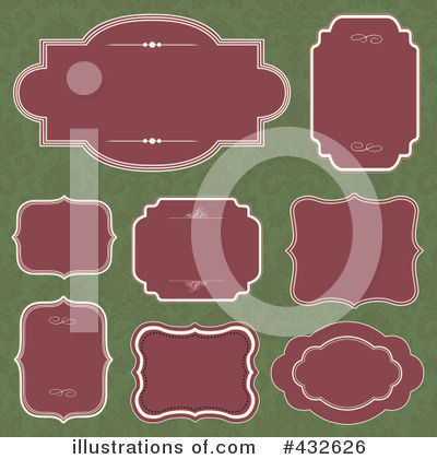 Royalty-Free (RF) Labels Clipart Illustration by BestVector - Stock Sample #432626