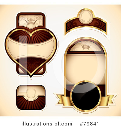 Royalty-Free (RF) Labels Clipart Illustration by TA Images - Stock Sample #79841