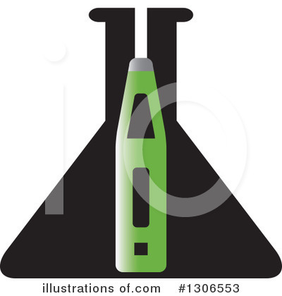 Royalty-Free (RF) Laboratory Flask Clipart Illustration by Lal Perera - Stock Sample #1306553