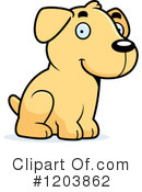 Labrador Clipart #1203862 by Cory Thoman
