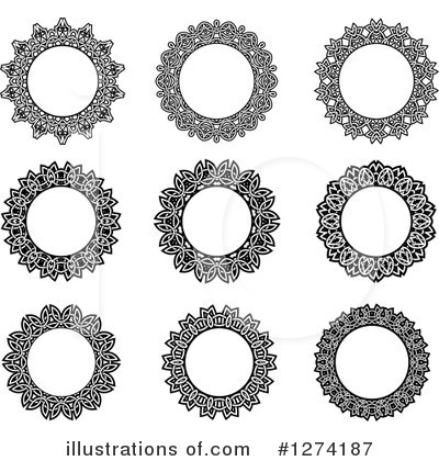 Royalty-Free (RF) Lace Clipart Illustration by Vector Tradition SM - Stock Sample #1274187