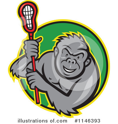 Royalty-Free (RF) Lacrosse Clipart Illustration by patrimonio - Stock Sample #1146393