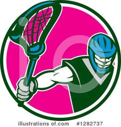 Royalty-Free (RF) Lacrosse Clipart Illustration by patrimonio - Stock Sample #1282737