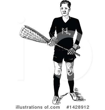 Lacrosse Clipart #1428912 by Prawny Vintage