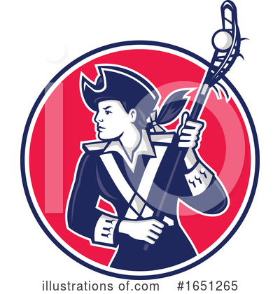 Royalty-Free (RF) Lacrosse Clipart Illustration by patrimonio - Stock Sample #1651265