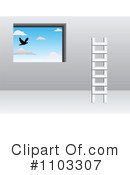 Ladder Clipart #1103307 by Andrei Marincas