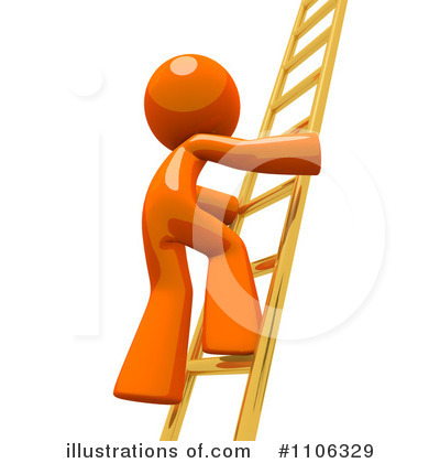 Royalty-Free (RF) Ladder Clipart Illustration by Leo Blanchette - Stock Sample #1106329