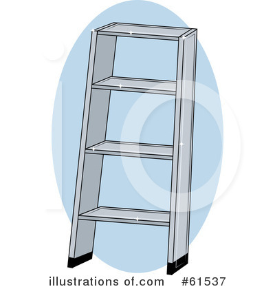 Royalty-Free (RF) Ladder Clipart Illustration by r formidable - Stock Sample #61537