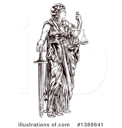 Judge Clipart #1388641 by AtStockIllustration