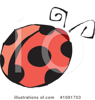 Royalty-Free (RF) Ladybug Clipart Illustration by Steve Klinkel - Stock Sample #1091753