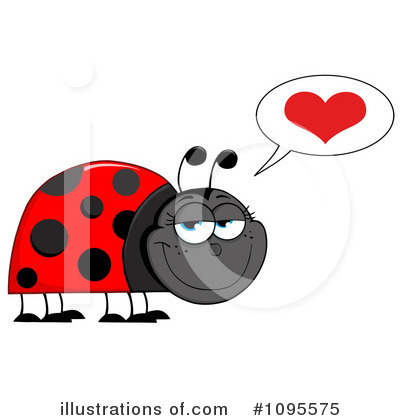 Royalty-Free (RF) Ladybug Clipart Illustration by Hit Toon - Stock Sample #1095575