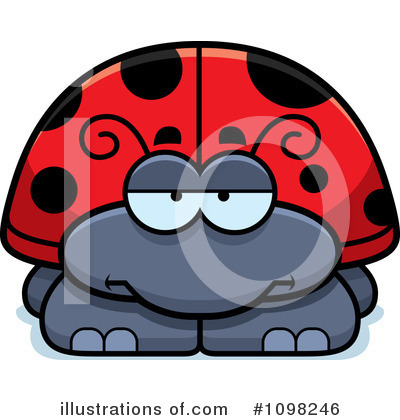 Royalty-Free (RF) Ladybug Clipart Illustration by Cory Thoman - Stock Sample #1098246