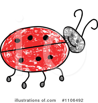 Royalty-Free (RF) Ladybug Clipart Illustration by C Charley-Franzwa - Stock Sample #1106492