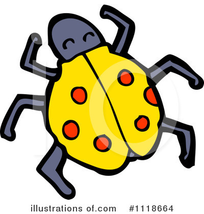 Royalty-Free (RF) Ladybug Clipart Illustration by lineartestpilot - Stock Sample #1118664