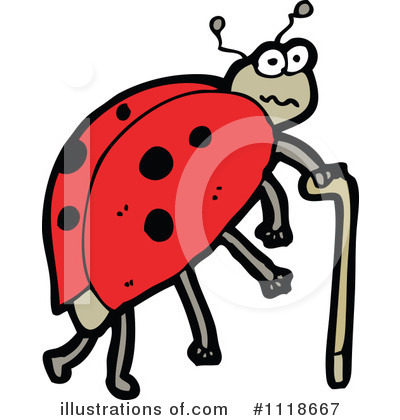 Royalty-Free (RF) Ladybug Clipart Illustration by lineartestpilot - Stock Sample #1118667