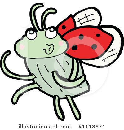 Royalty-Free (RF) Ladybug Clipart Illustration by lineartestpilot - Stock Sample #1118671
