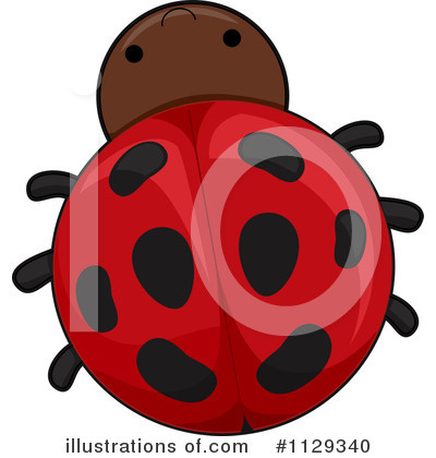 Royalty-Free (RF) Ladybug Clipart Illustration by BNP Design Studio - Stock Sample #1129340