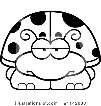Royalty-Free (RF) Ladybug Clipart Illustration by Cory Thoman - Stock Sample #1142088